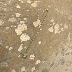 Kendra Scott gold & cz pendant necklace